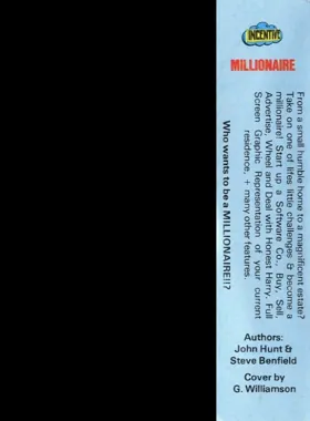 Millionaire - A Managment Game (1984)(Incentive Software) box cover back